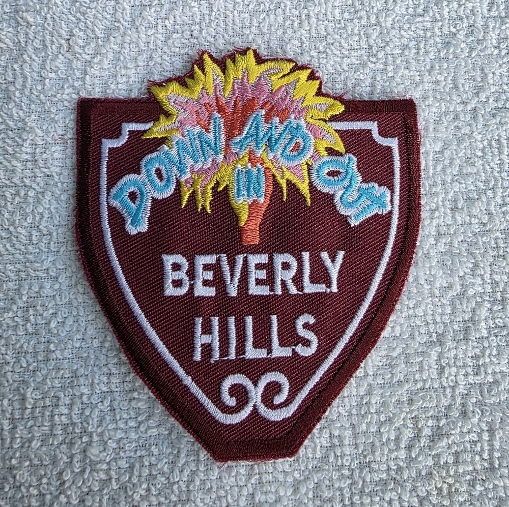 Down And Out In Beverly Hills Disney Cast Member Rare Patch Vintage